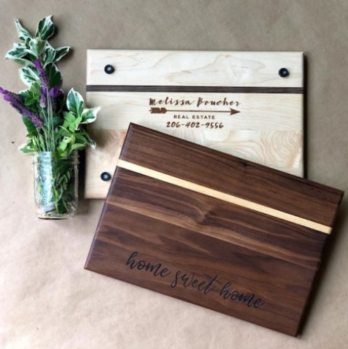 Small Walnut Cutting Board 9 X 13